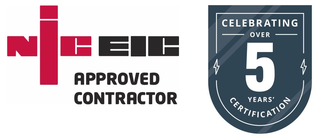 21851-NICEIC-Certified-Business-Anniversary-Logo-AC-5Years 21851-NICEIC-Certified-Business-Anniversary-Logo-AC-5Years