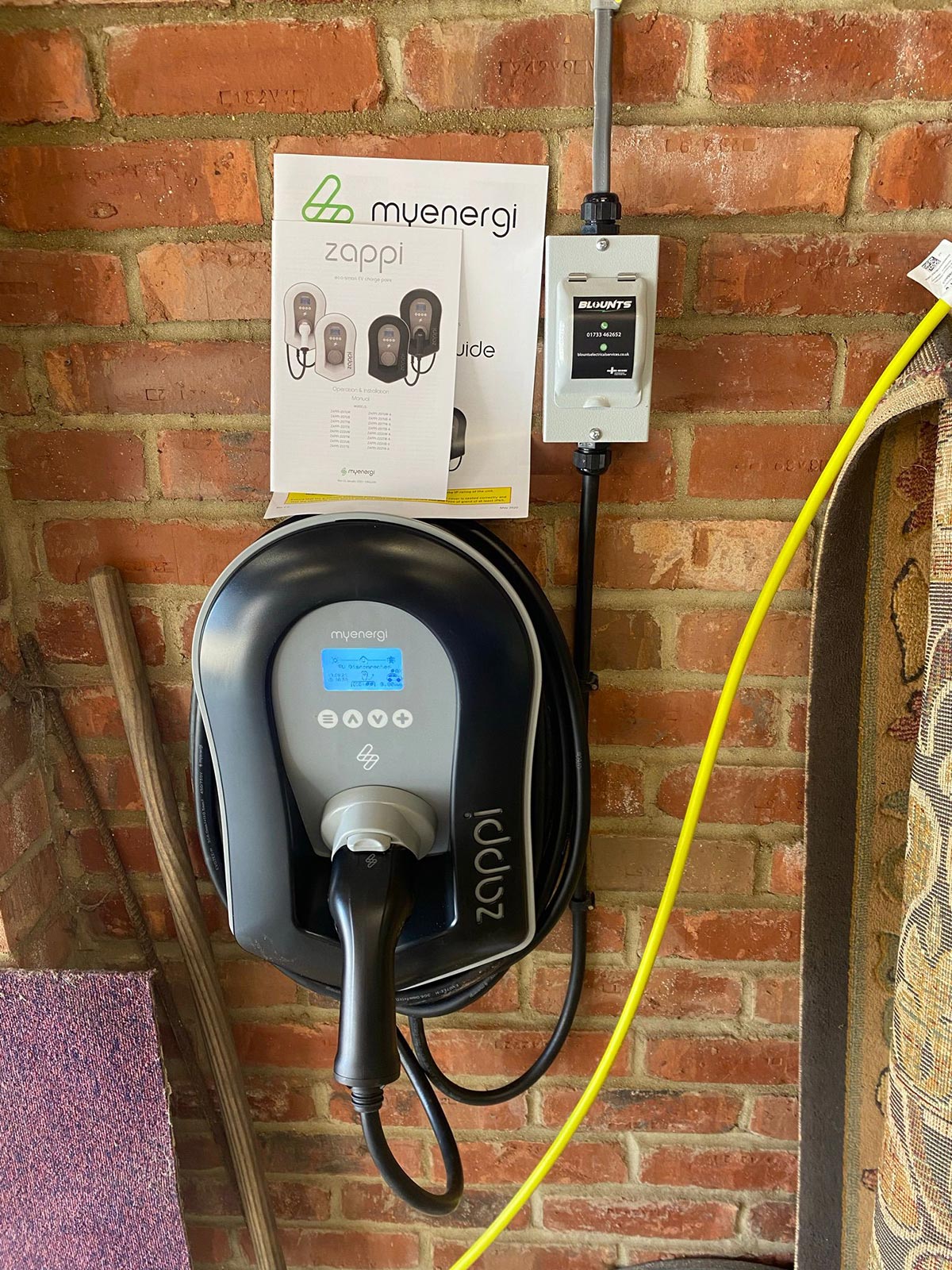 Thorney electric car charger installation